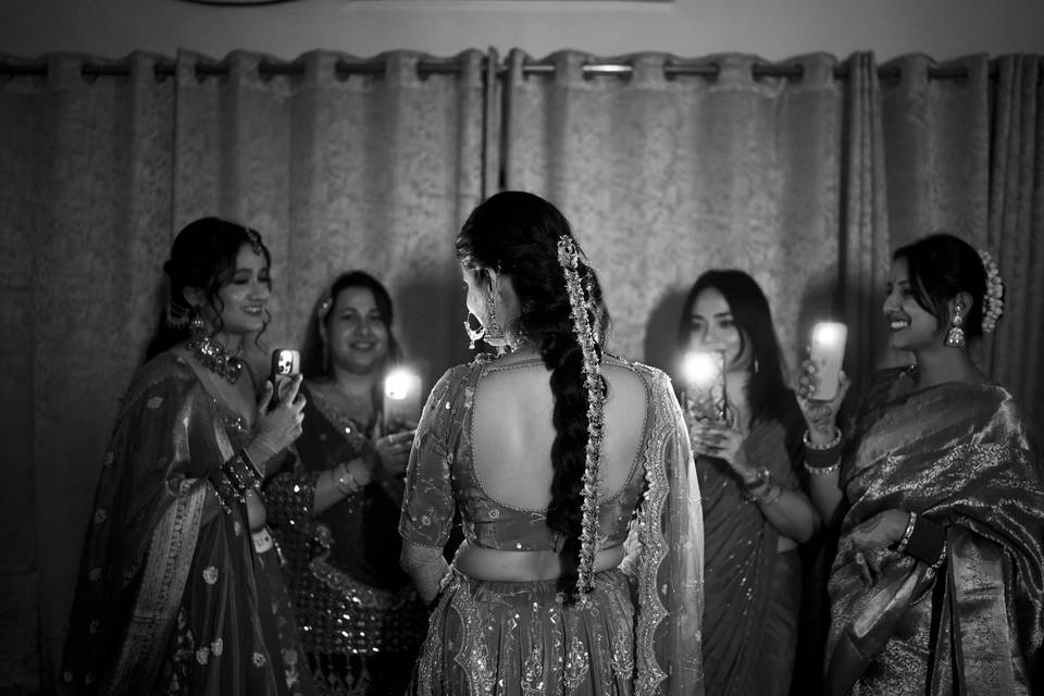 Bride & her bridesmaid