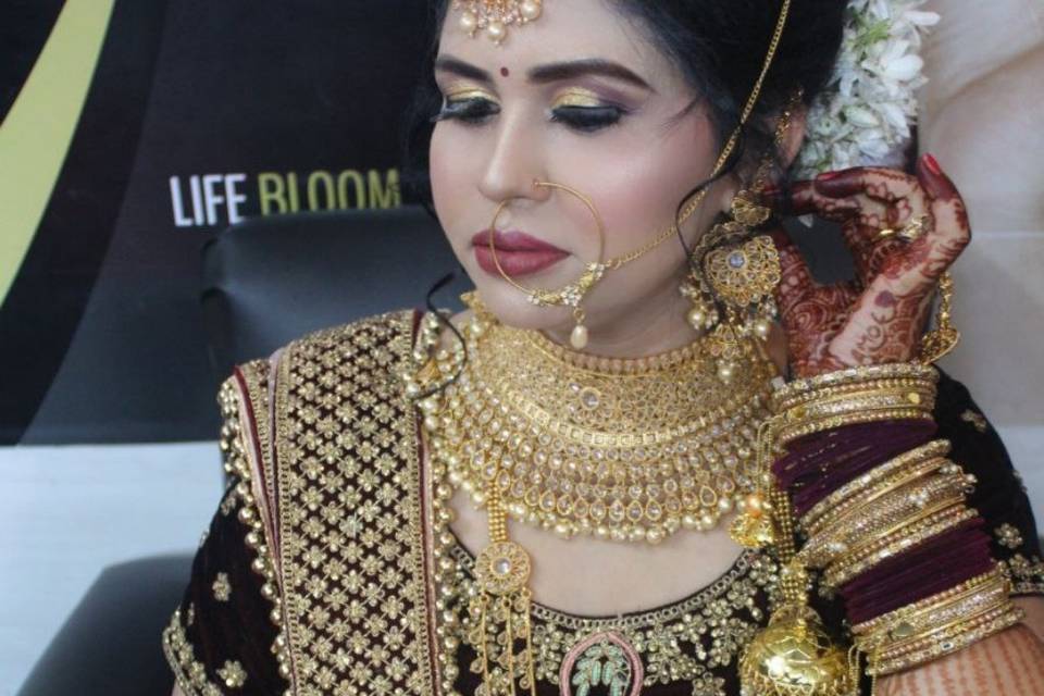 Life Bloom Salon Bridal Makeup