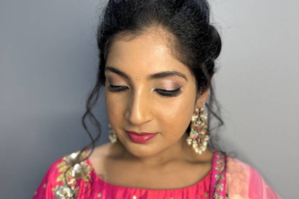 Sangeeth makeup look