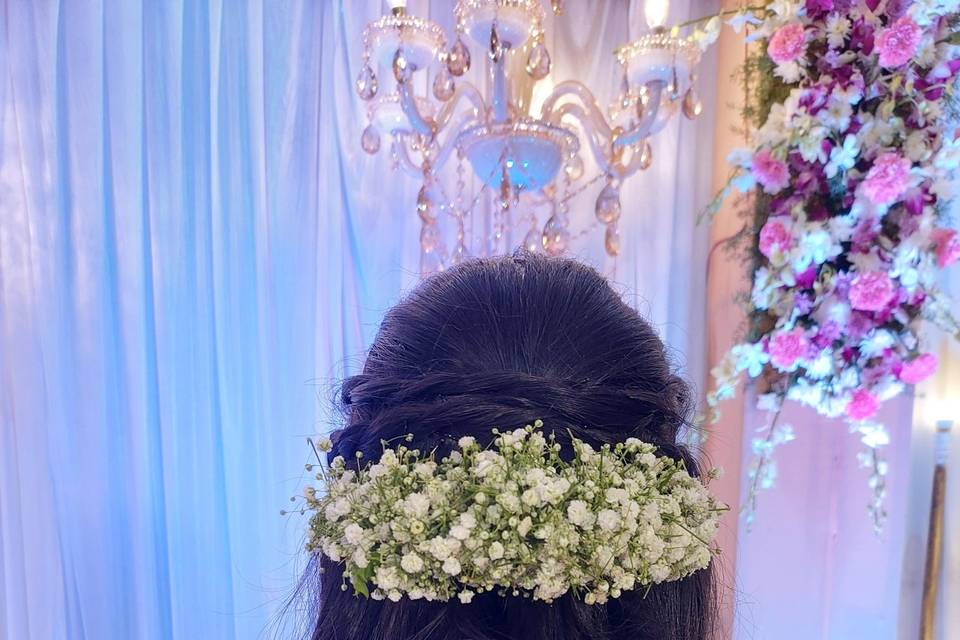 Engagement hairstyle