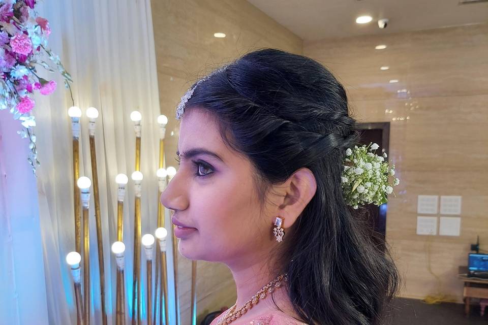 Engagement hairstyle
