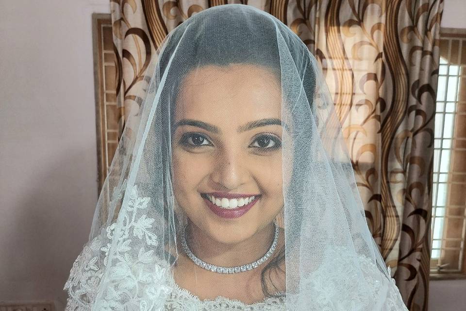 Christian bridal makeup