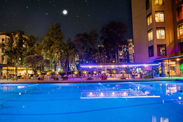 Pool at Night