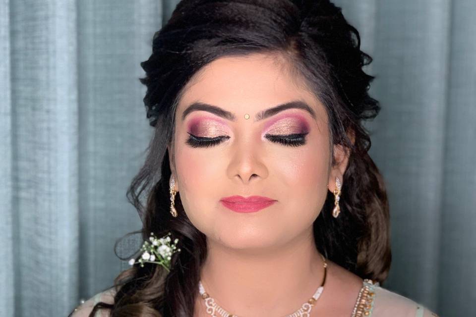 Sangeet bridal makeup