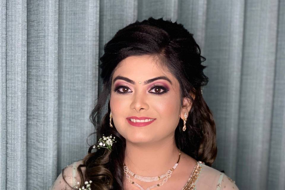 Sangeet bridal makeup
