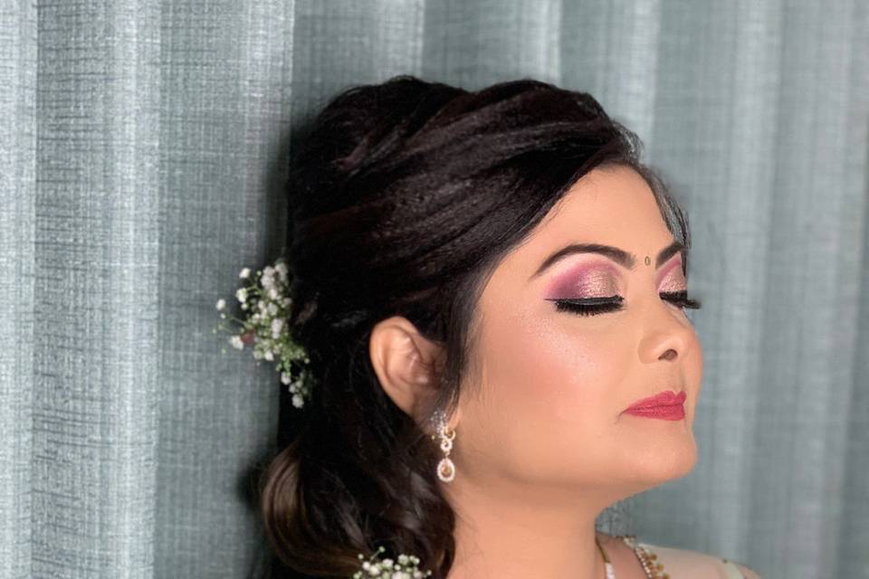 Sangeet bridal makeup