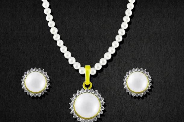 Jagdamba hot sale pearl jewellery