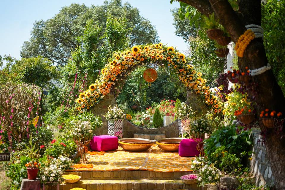 Haldi decor