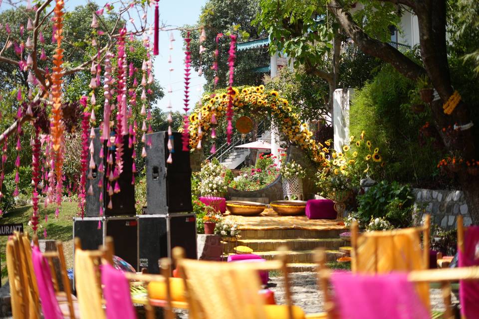 Haldi decor