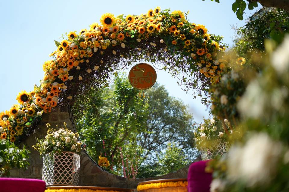 Haldi decor