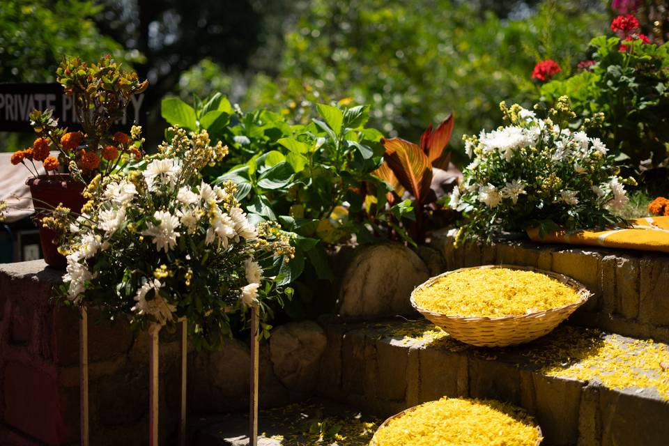 Haldi decor