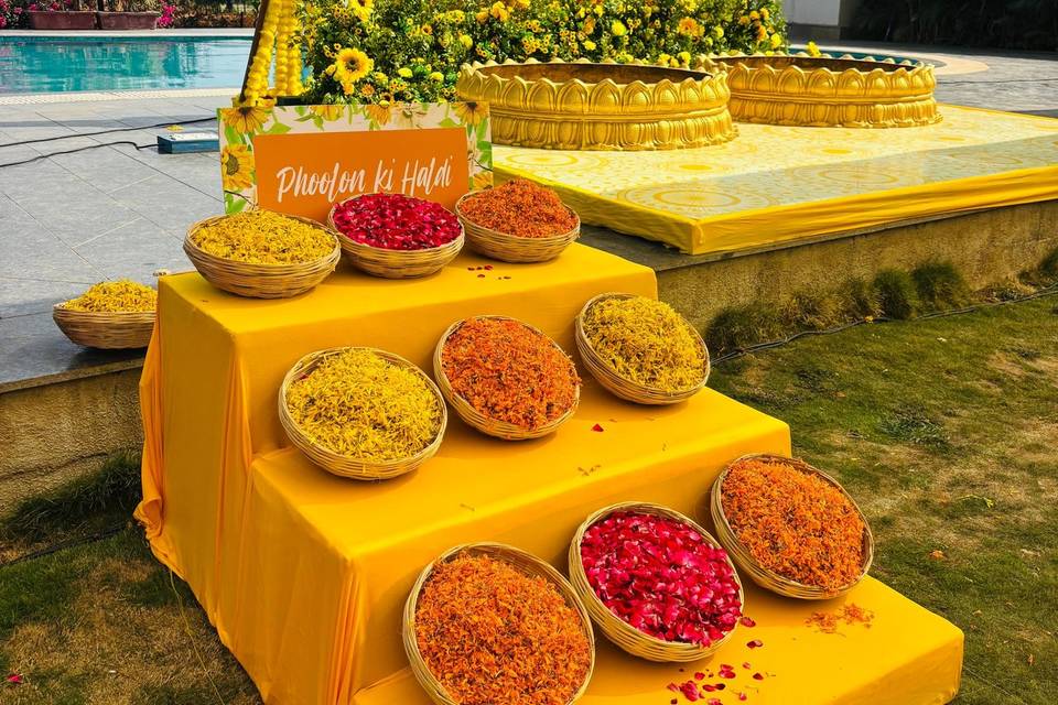 Haldi decor