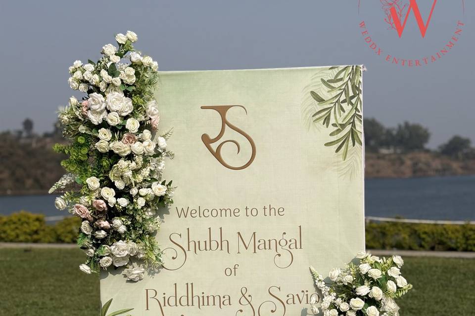 Welcome board