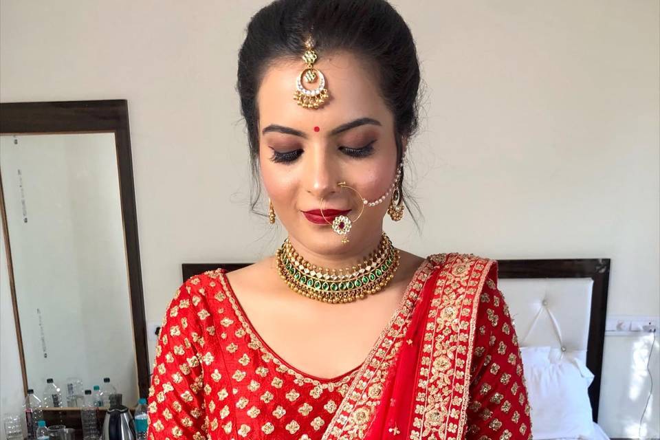 Bridal makeup