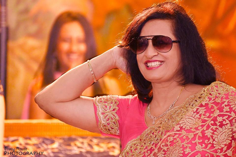 Candid moment with cute smile