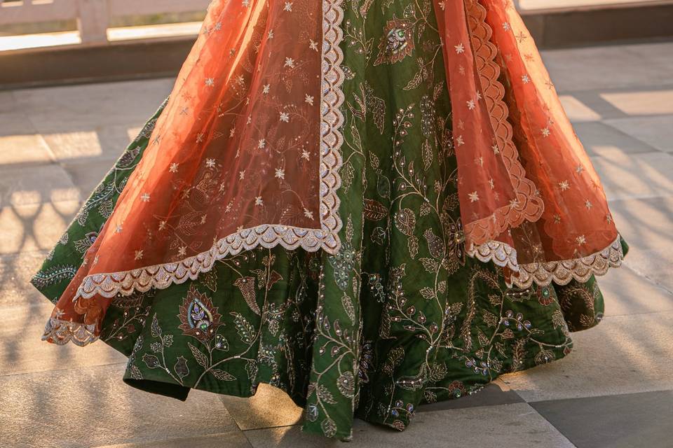 Bridal lehenga