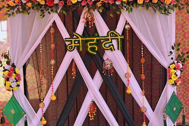 Mehndi decor