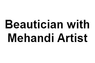 Beautician with Mehandi Artist Logo