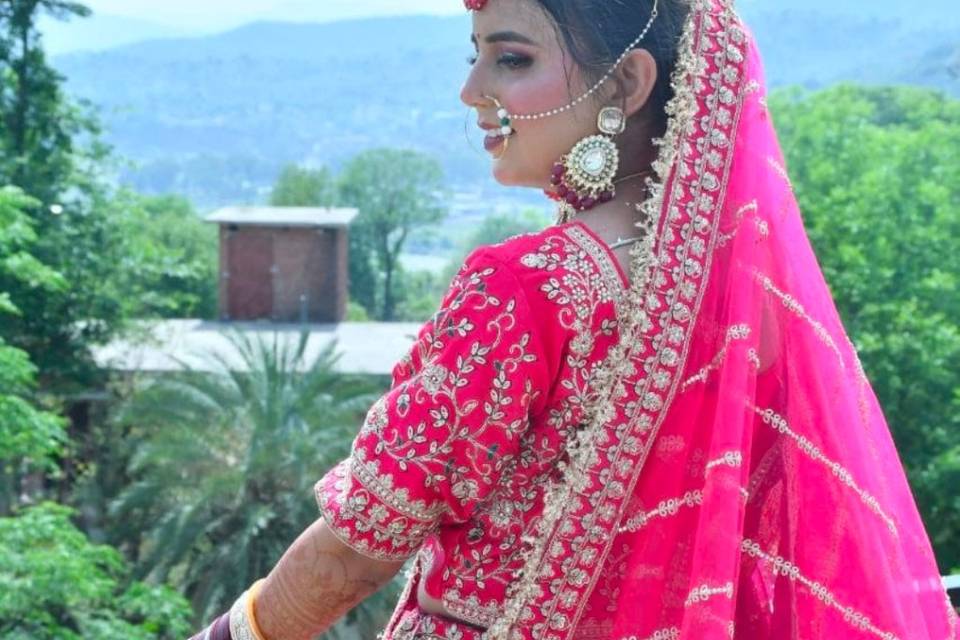 Preety in pink