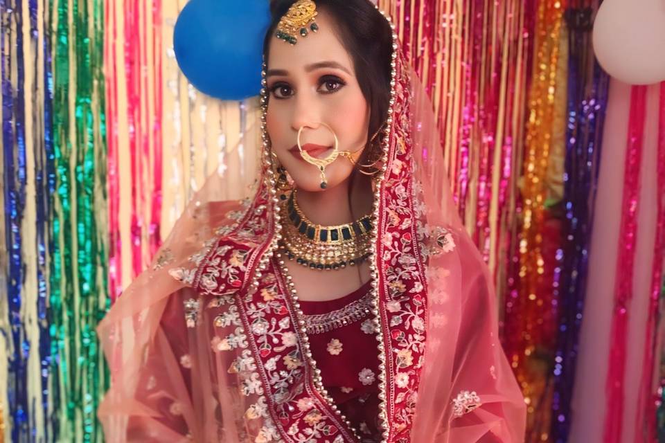 Bridal makeup