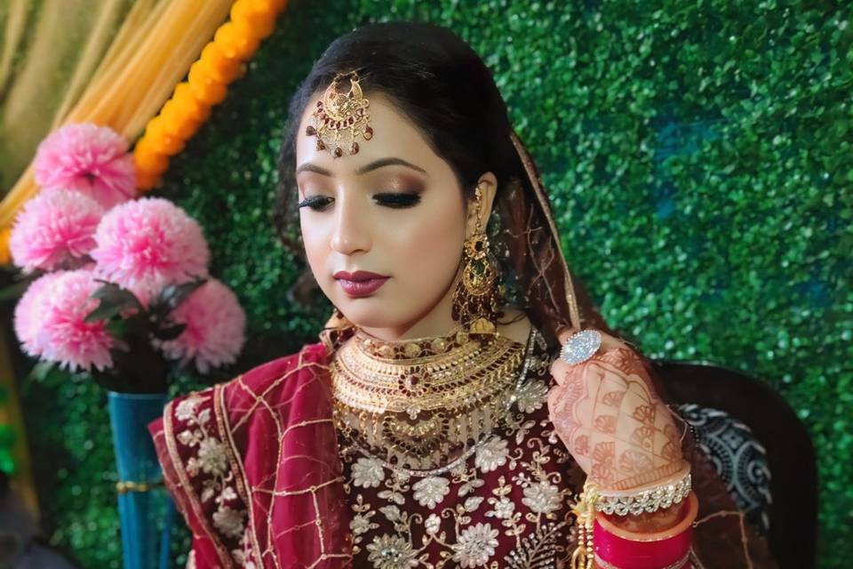 Bridal makeup