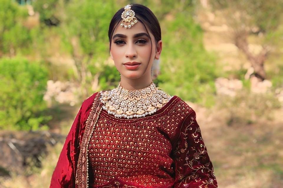 Bridal makeup