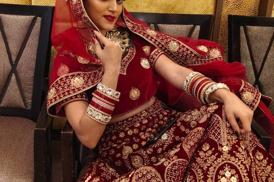 Bridal makeup