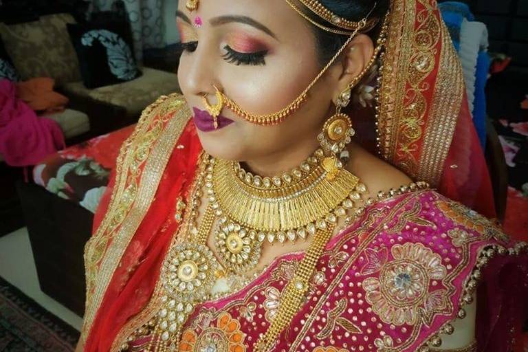 Bridal makeup