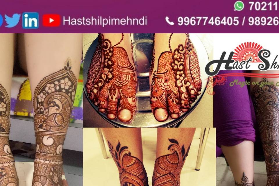 Bridal Leg mehendi