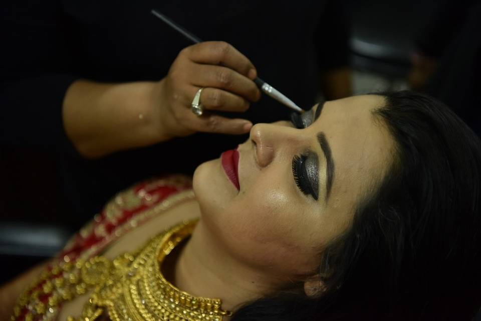 Bridal makeup