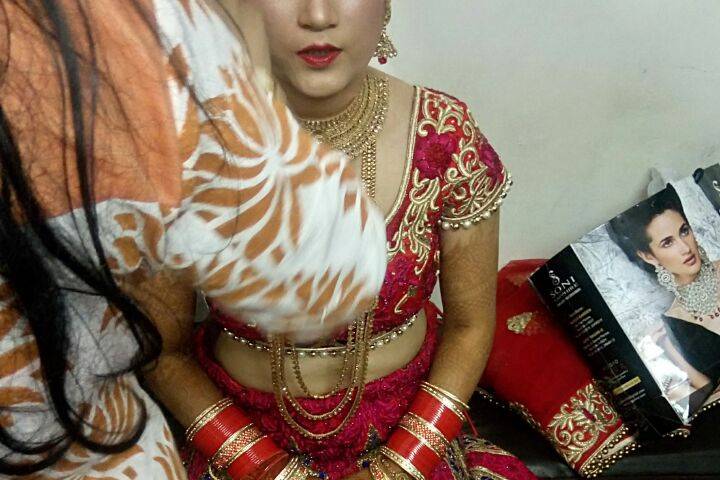 Bridal makeup