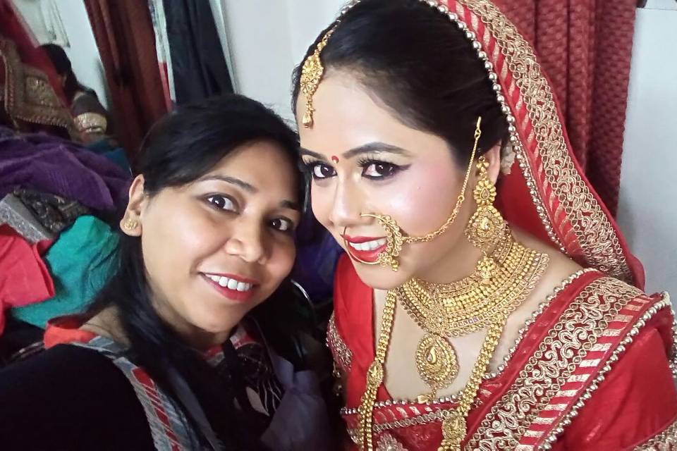 Bridal makeup