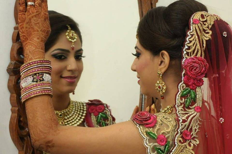 Bridal makeup