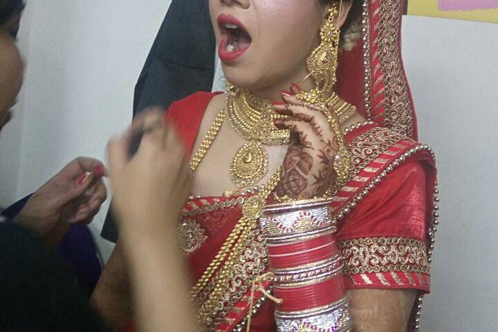 Bridal makeup