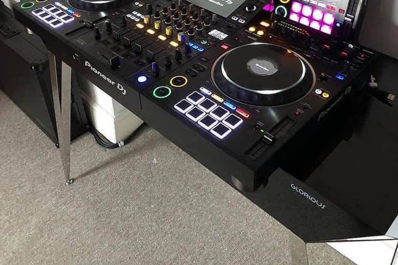 DJ setup