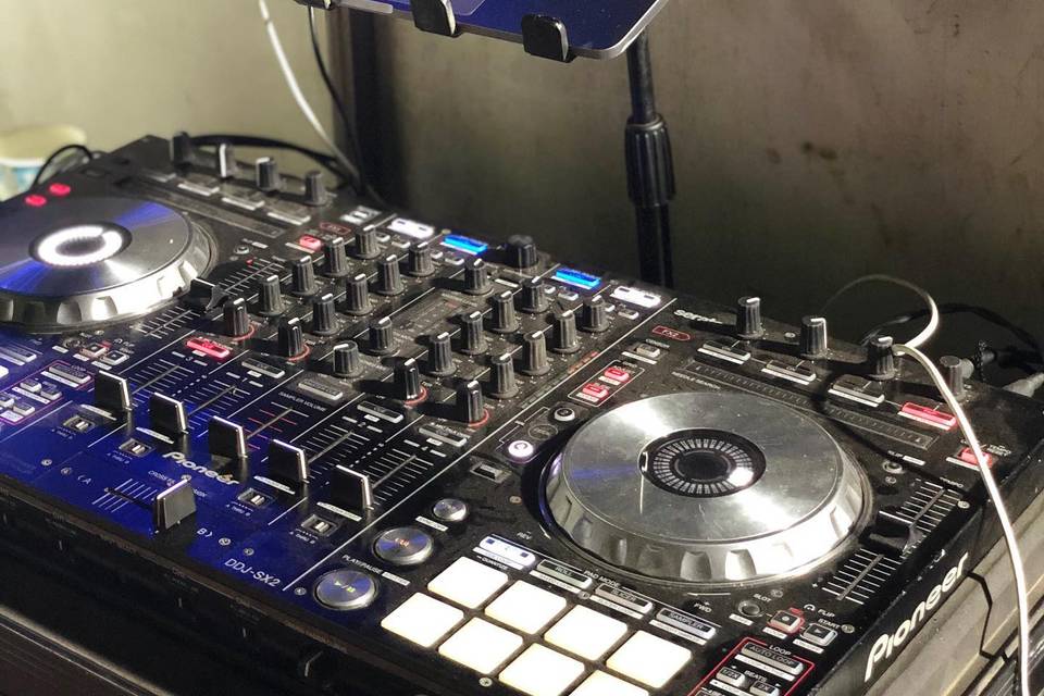 DJ setup