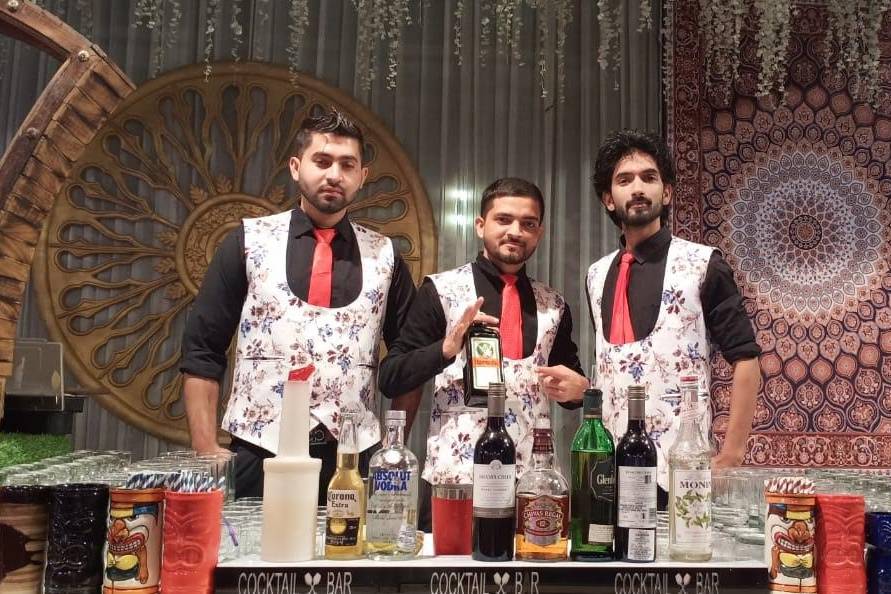 Bartending services