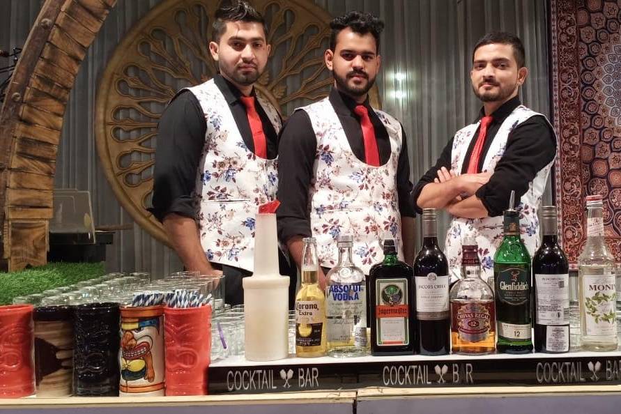 Bartending services