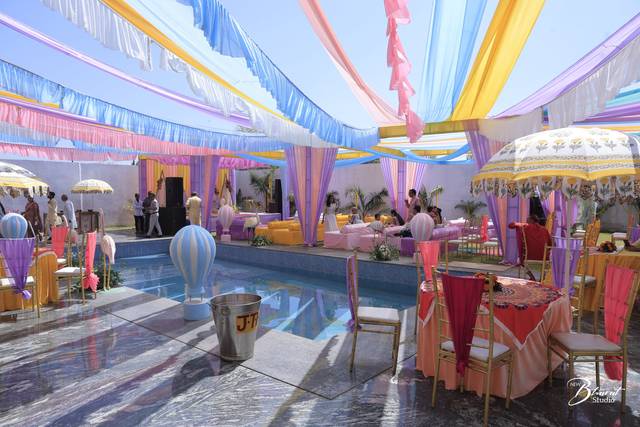 Pool side Haldi