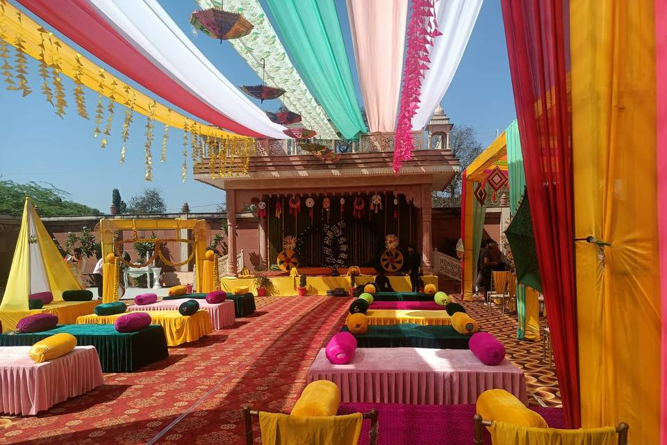Haldi event