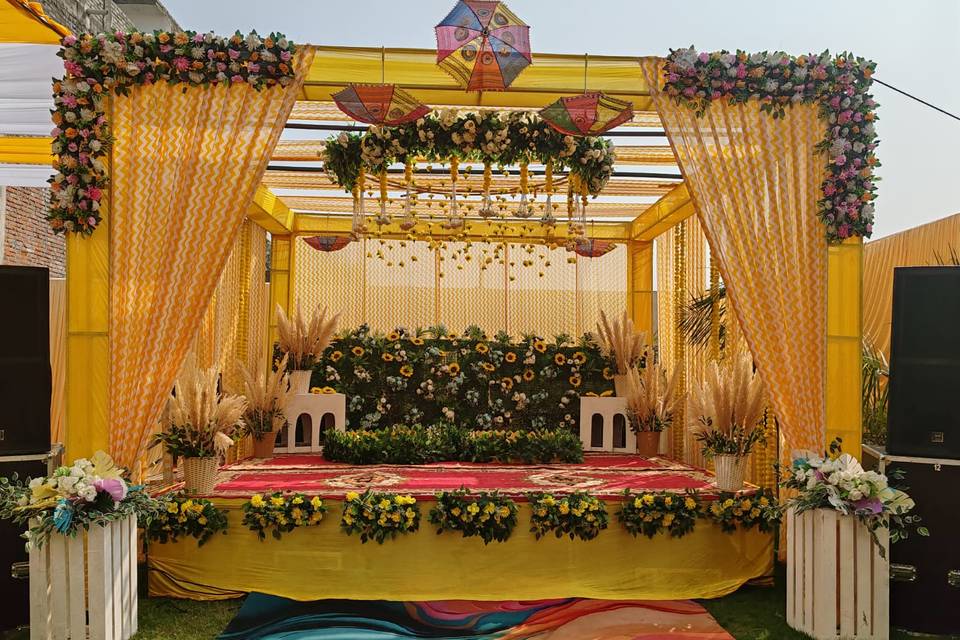 Haldi stage