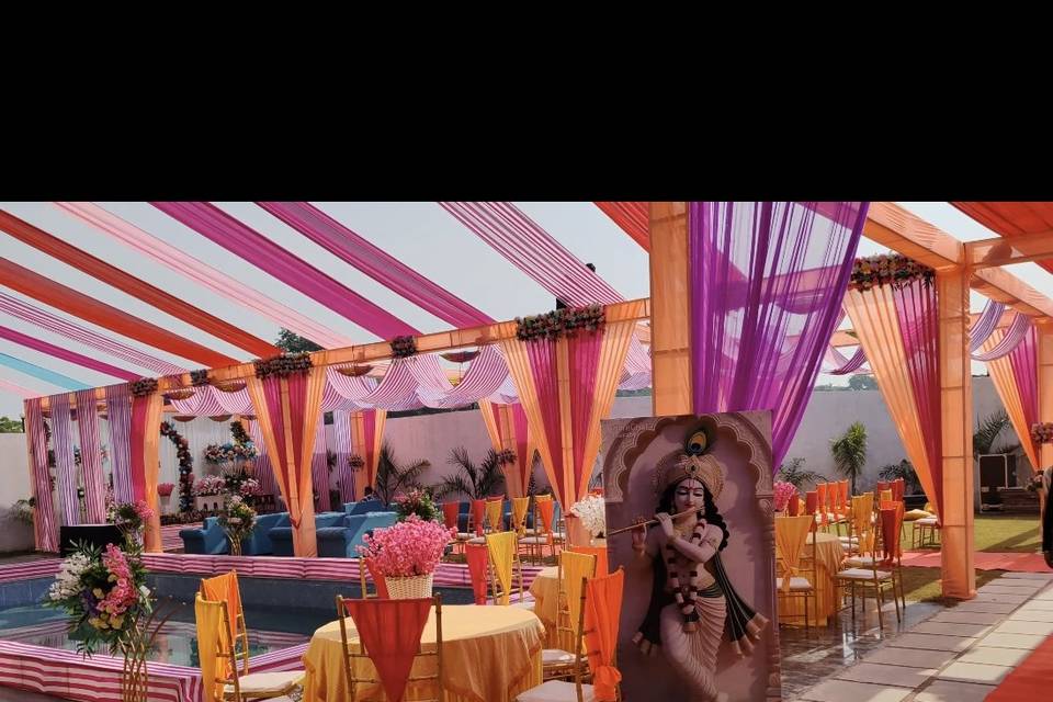 Haldi pool Side