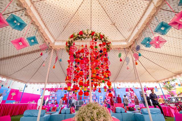 Round Flower Chandelier