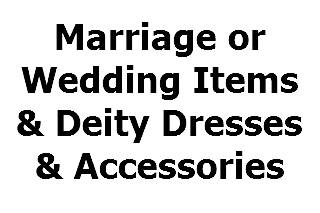 Marriage or Wedding Items & Deity Dresses & Accessories Logo