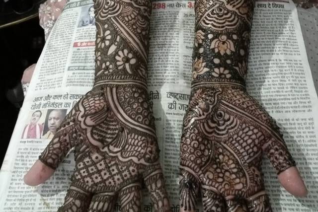 karwachauth mehndi design 2023 for front and back hand henna design images  - Karwachauth Mehndi Design 2023: इस करवाचौथ हथेली के आगे पीछे लगाएं मेहंदी  के ये सिंपल ट्रेंडी डिजाइन, ब्यूटी ...