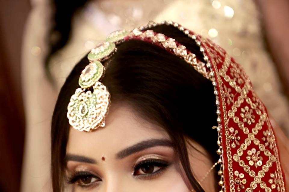 Bridal close up