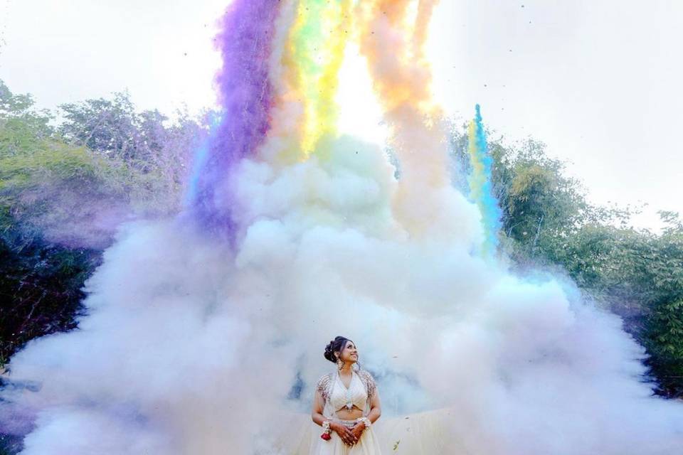 Special effects in wedding