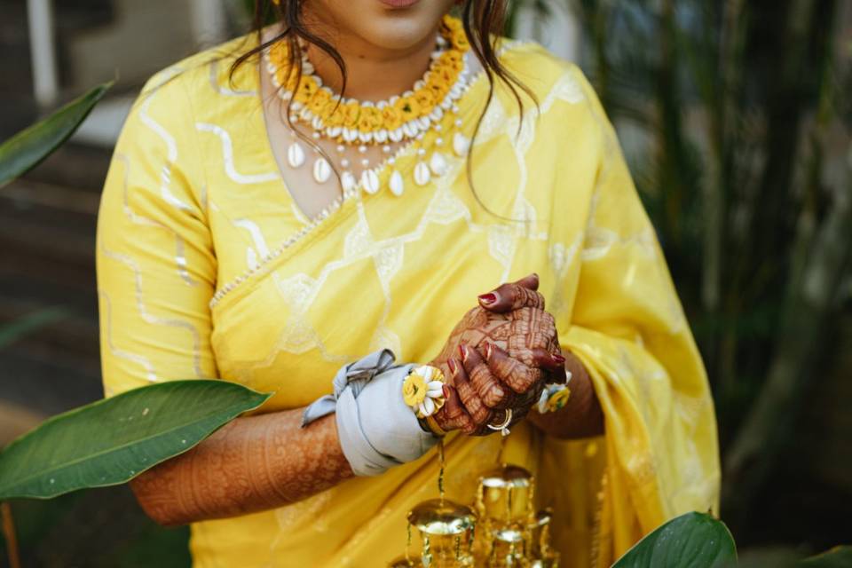 Haldi look