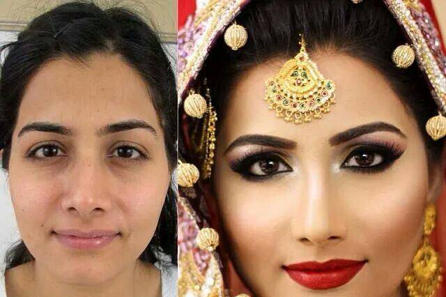 Bridal makeup