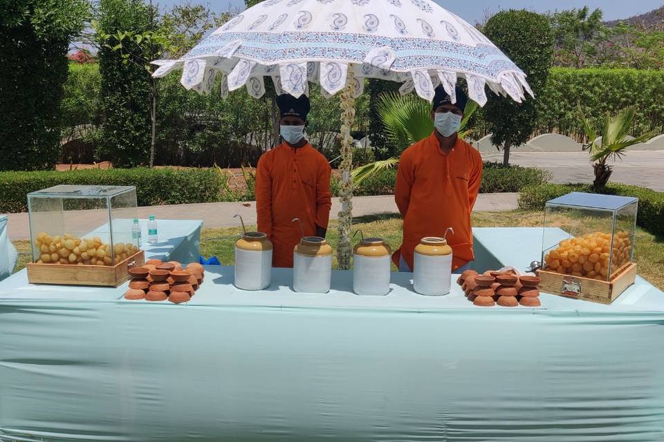 Pani Puri Counter